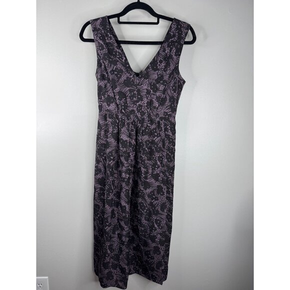 Burberry London Floral Print Silk Blend Knee Length Dress US 4 UK 6 ITA 38 - Picture 3 of 12